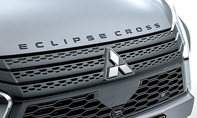 Emblemat Eclipse Cross na pokrywę silnika (czarny lub chromowany)